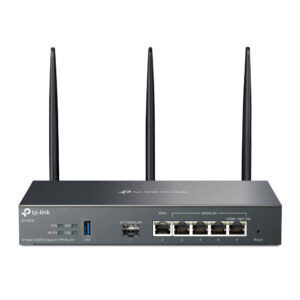 Router TP-Link Gigabit Ethernet Omada AX3000, Alámbrico, 2402 Mbit/s 2.4GHz, con 3 Antenas Externas de 3.4dBi