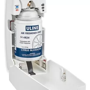 Uline Aromatizante en Aerosol, varios aromas, 180* días, Caja c/12 pzs