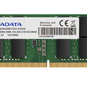 ADATA Memoria RAM DDR4, 2666MHz, 8GB, Non-ECC, CL19, SO-DIMM