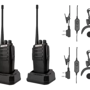 2 Radios Uhf Vhf Pro3000 16 Ch Compatible c/ Kenwood, Motorola