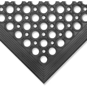 Tapete Antiderrapante - Negro, Grosor de 7⁄8"