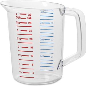 Rubbermaid Taza medidora 4 tazas (1/4 cuarto de galón)