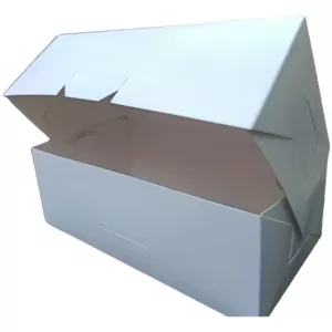 Caja Hamburguesa Blanca 100 Pza,