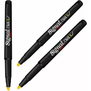 AZOR Kit Plumón Marcador Detector Billetes Falsos Color Negro