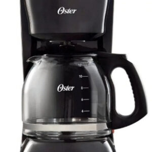 Oster Cafetera BVSTDC12, 12 Tazas, Filtro Permanente, Negro