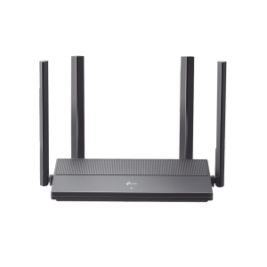 Router WiFi 6 AX 1500 Mbps / MU-MIMO 2X2 y OFDMA / 1 Puerto WAN 10/100/1000 Mbps / 3 Puertos LAN 10/100/1000 Mbps / 4 Antenas Beamforming / Seguridad WiFi WPA3