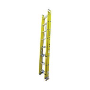 SURTEK Escalera de extensión Fibra de vidrio 24 escalones (altura 6.4 metros)