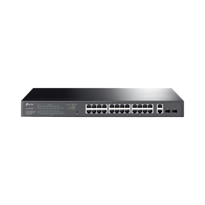 Switch PoE Administrable 24 puertos 10/100/1000 Mbps / 2 puertos SFP / 24 puertos PoE af/at / Presupuesto PoE 250W