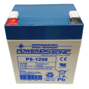Batería 12V, 4.5AH, Para Respaldo, Tecnologías AGM/VRLA, 5 Años Vida Útil, Terminales F1