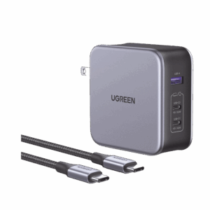 UGREEN Cargador de Pared Nexode, 140W, 2x USB-C 1x USB-A