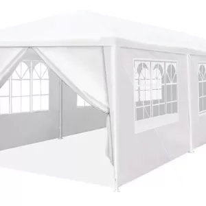 Toldo Carpa Fiestas Boda Carpa Eventos 9m X 3m Blanco