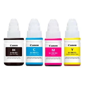 Set Tinta Canon Gi-190 Bk/cian/magenta/amarilla