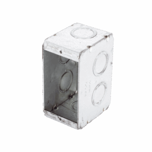 Caja (Chalupa ) Multigang de 1 Gang/ Profundidad de 2-1/2"/ 8 TKO (1/2" y 3/4").