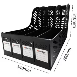 Organizador de documentos de escritorio 4 espacios