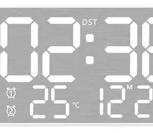 Reloj digital Led, con calendario y temperatura