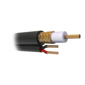 Bobina de 305 metros de Cable Coaxial RG59 Siamés, Malla de Cobre. Aplicación para intemperie