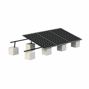 Montaje para Panel Solar, Riel "8" de 5400mm para Módulos con Espesor de 30-35mm, Velocidad de Viento Máx. 136km/h (20° a 45°) Con Anodizado Negro