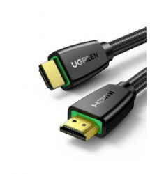 Cable HDMI 2.0 de Nylon Trenzado / 10 m / 4K@60Hz / HDR / 3D / HEC (Canal Ethernet HDMI) / ARC (Canal de Retorno de Audio / Color Profundo de 48 bits / Audio de 32 canales / HDCP 2.2 /Audio DTS: X / 18 Gbps / Blindaje de 4 capas