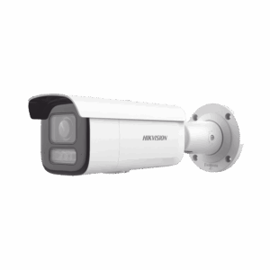 Bala IP 4 Megapixel / Lente Mot. 2.8 a 12 mm / 60 mts Luz Blanca + 60 mts IR / ACUSENSE / Exterior IP67 / IK10 / WDR 120 dB / PoE+ / ONVIF / Alarmas I/O / Micro SD / Metal / ACUSEARCH
