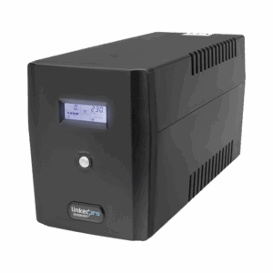 LinkedPro UPS 1500VA/900 W Pantalla LCD / Línea Interactiva 120Vca / 6 tomas 5-15R (4 Respaldadas) / Regulación de Voltaje / Protección RJ45