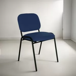Silla visita oficina, variedad de colores, peso max 100 kg,