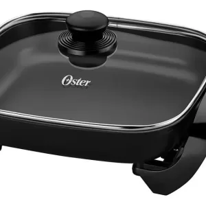 OSTER Sartén Eléctrico, Antiadherente, Negro, 1.5 kW, CKSTSK1712-013