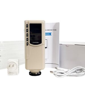 HFBTE Colorímetro Portátil, Probador De Color D65, Interfaz USB, Apertura medición 4 mm