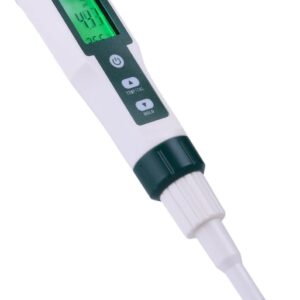 EsEico Medidor de pH para Alimentos, Probador de pH de Alimentos | Medidor de pH Digital y sonda,Probador de pH de Agua portátil para acuarios, Agua, Queso, Madre, conservas, Carne y muestras sólidas