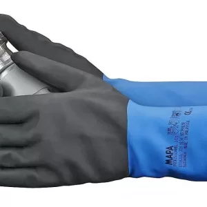 Guantes de Neopreno Resistentes a Químicos - 12", varias tallas: M, G, XL, antideslizante, paquete con 4 pares