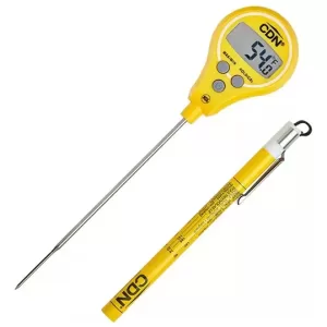 CDN DTL572 Termometro Alimentos Sumergible, Lavable, rango de temp -40 A 300°C, Amarillo