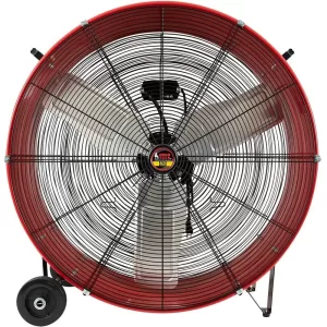 DOGOTULS Ventilador 30", Directo Tipo Tambor, 2 Velocidades, 3 aspas, 127 V