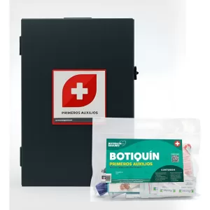 Botiquín Y Productos Primeros Auxilios 42 Pzs Mediano Negro
