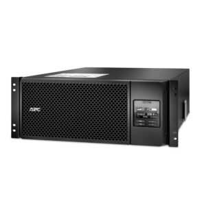 No Break APC Smart-UPS SRT SRT6KRMXLT, 6000W, 6000VA, Entrada 100-275V, Salida 240V  (para rack 4U 208 V 6 salidas IEC C13+4 salidas IEC C19 tarjeta de red + SmartSlot autonomía extendida con rieles)