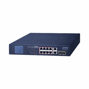 Switch No Administrable 8 Puertos Gigabit con Modo Extender a 250 m, 2 Puertos Uplink 10/100/1000 Mbps, 2 Puertos SFP