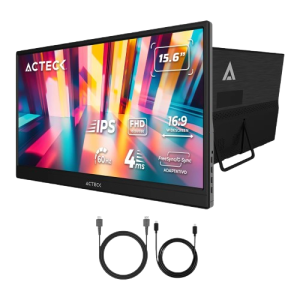 ACTECK Monitor Portátil LinkPad LP15Y LCD 15.6", 1920x1080 Full HD, G-Sync/FreeSync, 60Hz, Bocinas Integradas