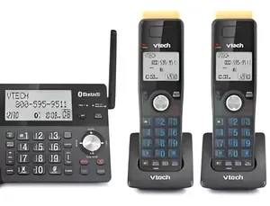 Teléfono Inalámbrico Dect 6.0 De Alcance Súper Largo Negro C