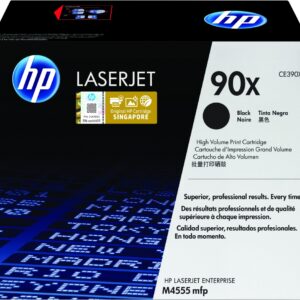 HP Tóner 90X, Negro,  Alto Rendimiento, 24.000 Páginas
