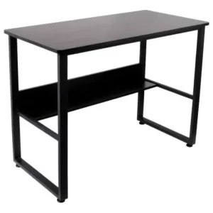 NEXTEP Escritorio Ejecutivo para Oficina NE-656, Negro, 100 cm x 73 cm x 50 cm