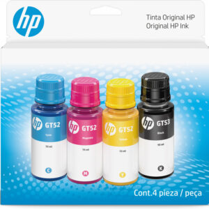 Tanque de Tinta HP 9F3N4AL Negro/Cian/Magenta/Amarillo, 70ml, 4.000 Páginas