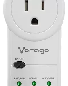 Regulador De Voltaje Para Refrigerador TV Lavadora Vorago Avr-300 900 Joules Blanco