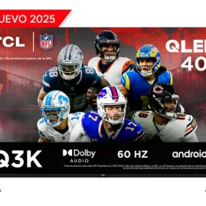 Televisor Q3k Qled 40" Negro Tcl