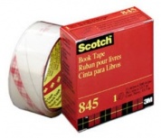 3M Cinta Adhesiva Scotch 845, 1 Rollo de 50mm x 13m, Transparente