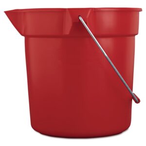 Rubbermaid® Cubeta Utilitaria con Boquilla - 10 Cuartos de Galón, Roja