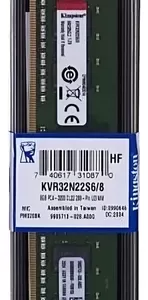 Memoria RAM ValueRAM color verde 8GB 1 Kingston KVR32N22S6/8