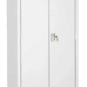 Gabinete Delgado para Almacenamiento, (30 x 15 x 66"), sin Ensamblar, Blanco, medidas 76 x 38 x 168 cm