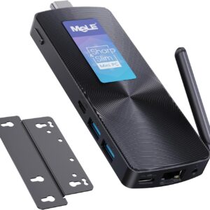 MeLE PCG02 Mini PC Stick con Windows 11 Pro, sin ventilador N100 PC, 8 GB RAM 128 GB de almacenamiento,  procesador Celeron N100, puertos 2 USB. 1 HDMI 1 Salida de video