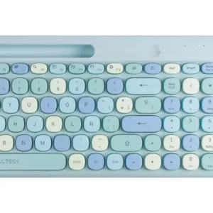 ACTECK Mk470 Teclado + Mouse, Azul Celeste, español