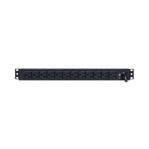 CYBERPOWER PDU Básico Para Distribución de Energía, Con 12 Tomas NEMA 5-15R Traseras, 1UR, 15 Amp, 120 Vca